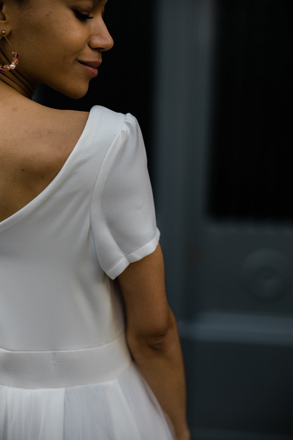 Robe de Mariage Civil "L'Intemporelle" - Éclat de Soie et Tulle