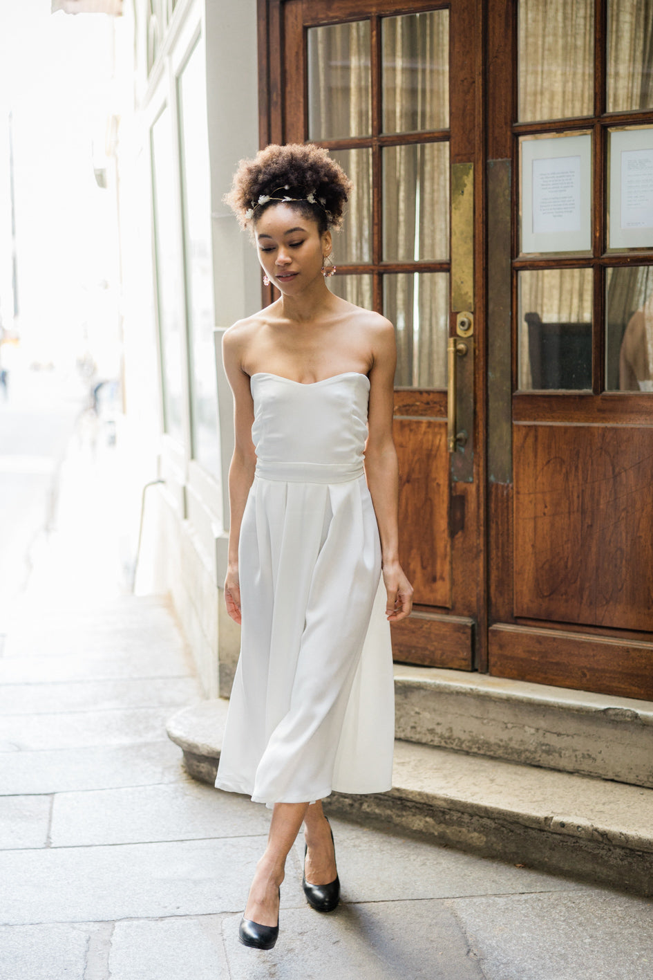 Robe de Mariage Civil "L'Iconique" - Élégance Vintage et Sophistication