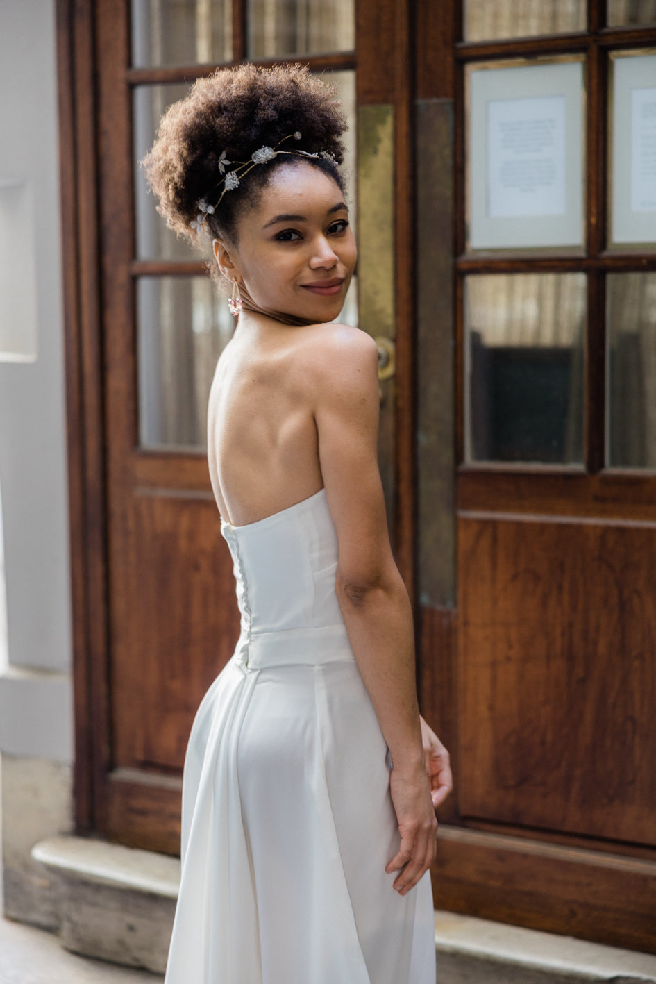 Robe de Mariage Civil "L'Iconique" - Élégance Vintage et Sophistication