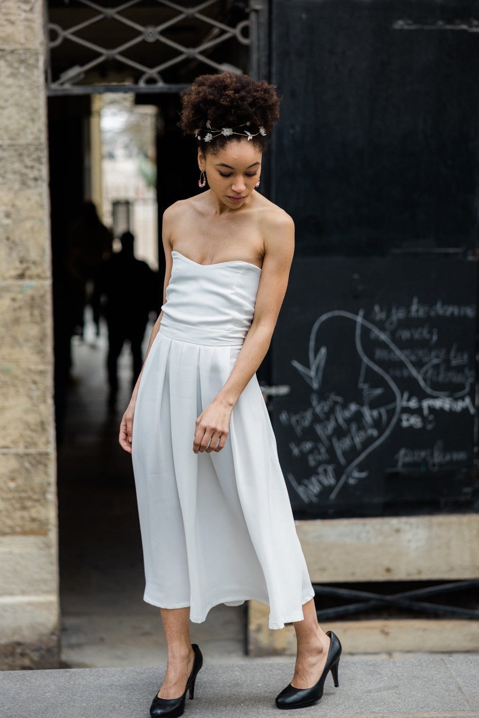 Robe de Mariage Civil "L'Iconique" - Élégance Vintage et Sophistication