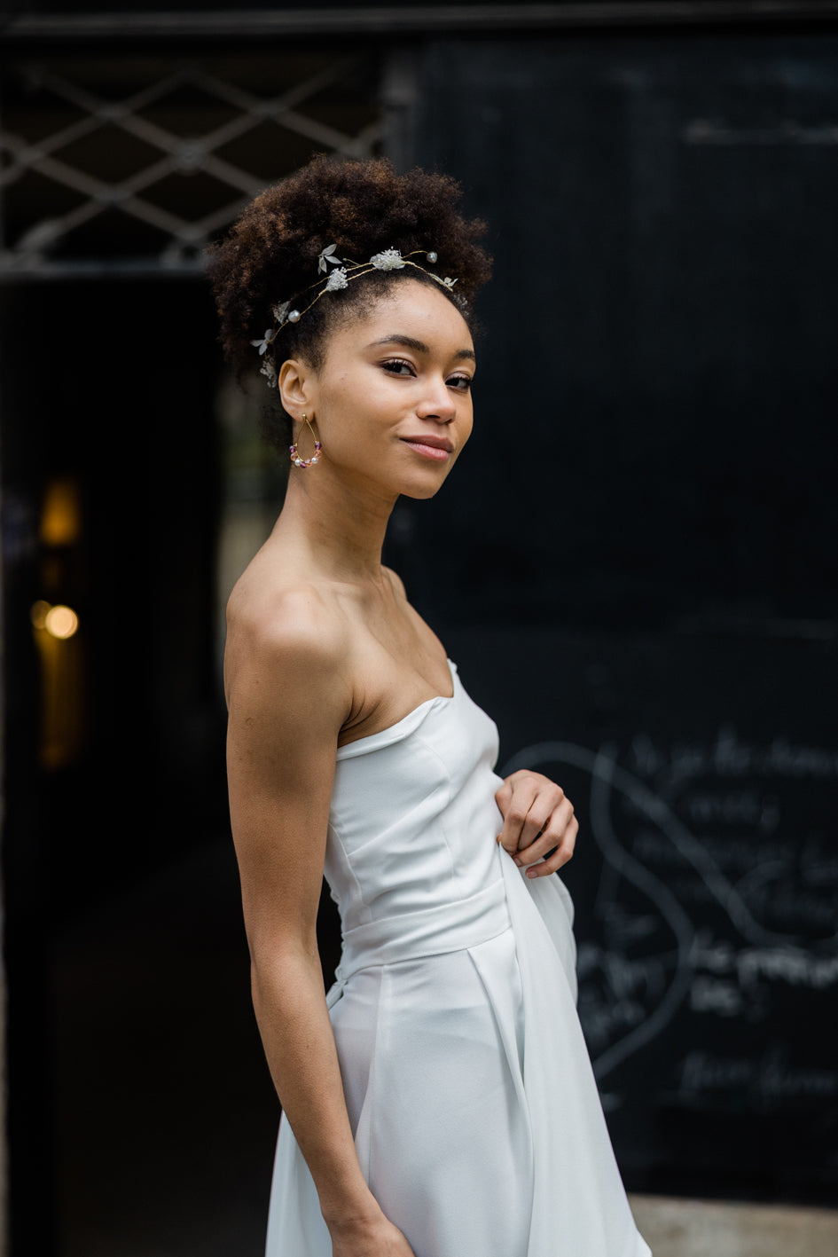 Robe de Mariage Civil "L'Iconique" - Élégance Vintage et Sophistication