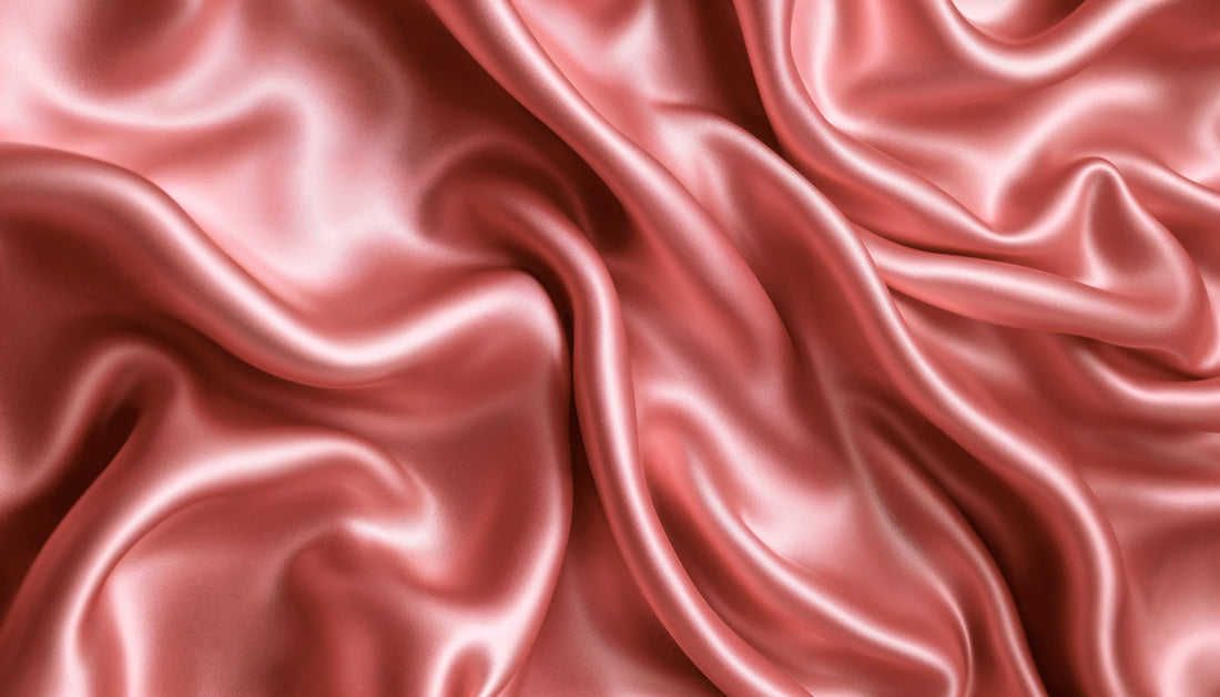 Tissu de soie satinée