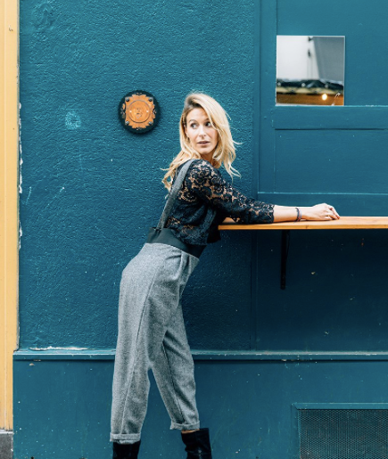 Pantalon a bretelle femme deals